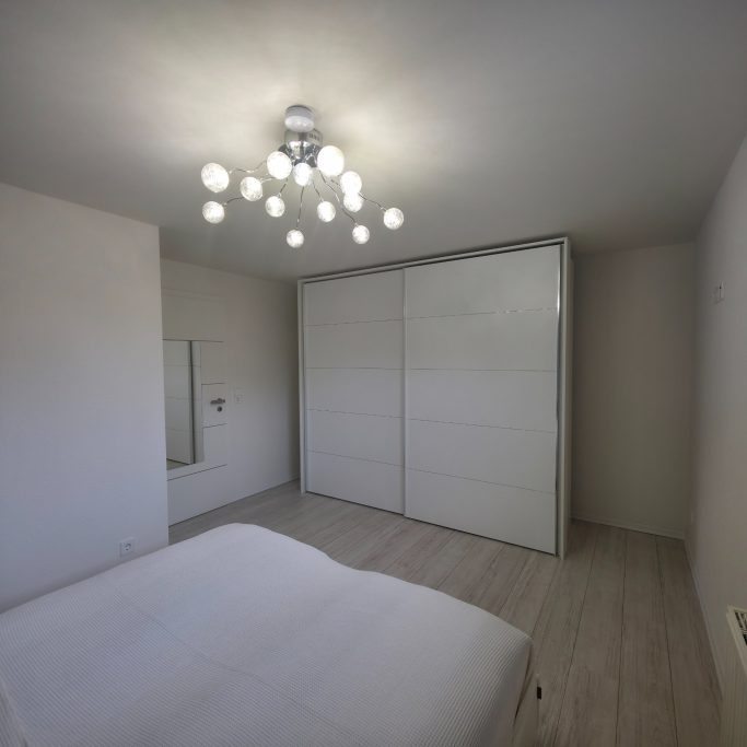 Schlafzimmer – Auszeit in Irslingen Schlafzimmer der Ferienwohnung Auszeit in Irslingen
